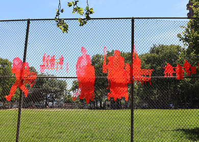 am Here@Thomas Jefferson Park, 113 Street and 1st Ave, Manhattan, NY