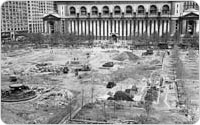 Bryant Park Construction, June 15, 1934, New York City Parks Photo Archive