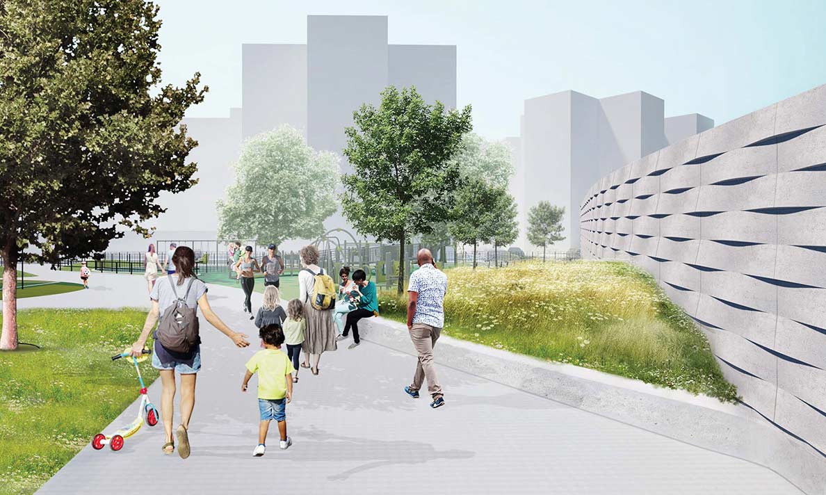 Rendering of Murphy Brothers Playground