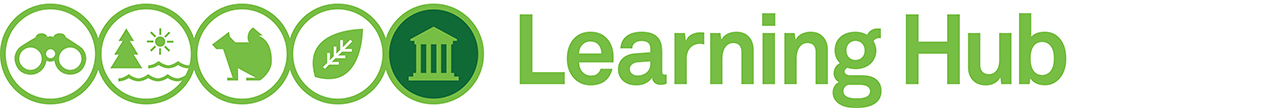 learning hub history logo