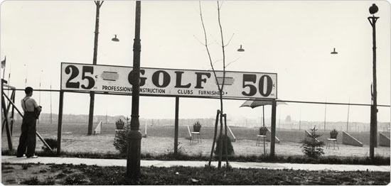 September 30, 1936 shot of the driving range at Ocean Parkway in Brooklyn. Image of September 30, 1936 shot of the driving range at Ocean Parkway in Brooklyn.