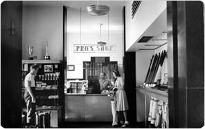 Split Rock Golf Pro´s Shop (interior), Pelham Bay Park, the Bronx, September 10, 1940, New York City Department of Parks & Recreation Photo Archive. Split Rock Golf Pro´s Shop (interior), Pelham Bay Park, the Bronx, September 10, 1940, New York City Department of Parks & Recreation Photo Archive.