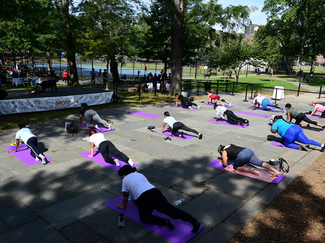 bronx fit fest yoga