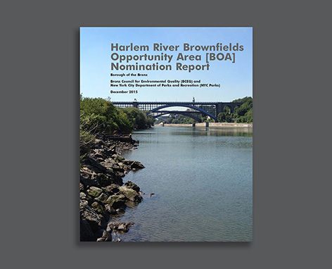 Cover of the Harlem River Brownfield Opportunity Area [BOA] Nomination Report