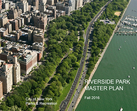 Cover of the Riverside Park Master Plan