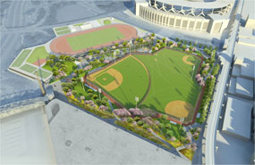 Rendering of proposed Yankee Stadium redevelopment