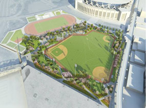 Rendering of proposed Yankee Stadium redevelopment