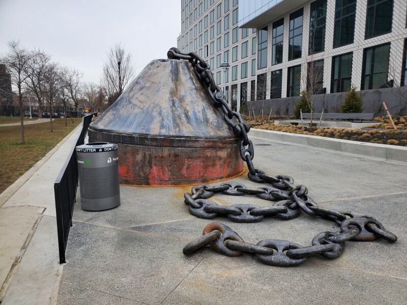 Newtown Barge Park Statue