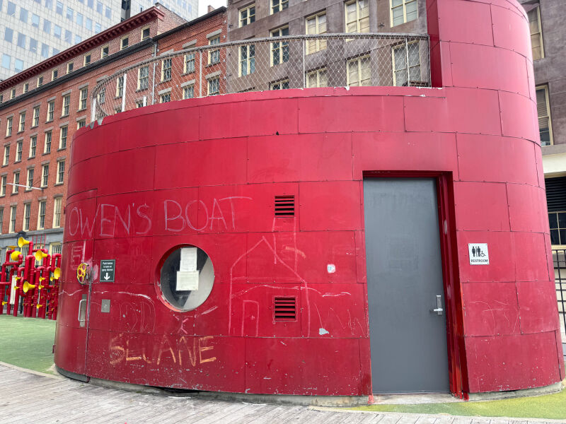 Bathrooms at Imagination Playground