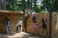 Breaking in the Kids' Climbing Wall 
