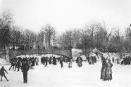 Ice Skating on the Lullwater, Prospect Park 