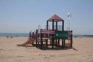 Playground + Beach = Fun 
