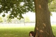 A Girl under a Tree 