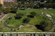 Aerial view, Soundview Park, Bronx 