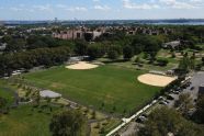 Aerial view, Soundview Park, Bronx 