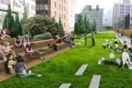 High Line lawn and bleachers 