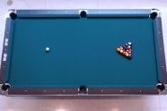 Pool table in Chelsea Recreation Center 