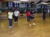 Workout class at Thomas Jefferson Recreation Center 