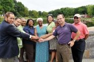 Crotona Park Indian Lake and Amphitheater Ribbon Cutting 