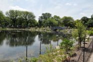 Indian Lake and bridge 