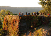 Sunset at Fort Tryon Park 