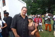 Mike Ellis and Rosie Perez 