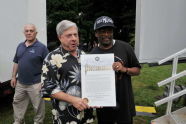 Holding the Michael Jackson Day proclamation 