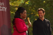 Oprah and Hugh Jackman 