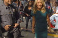 Kelly Ripa backstage 