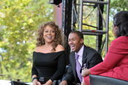 Oprah interviews the happy couple 