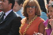 Gayle King in the audience 