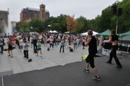 Cardio Kick at the BeFitNYC Fitness Festival 