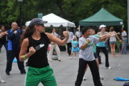 Cardio Kick at the BeFitNYC Fitness Festival 
