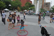 Hula Hooping at BeFitNYC Fitness Festival 