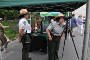 Urban Park Rangers Demo at the BeFitNYC Fitness Festival 