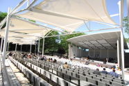 Stage left at The Richard Rodgers Amphitheater 