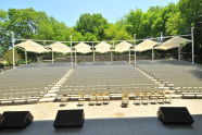 A View from the stage of The Richard Rodgers Amphitheater 