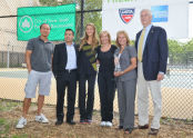 Astoria Park Tennis Courts Ribbon Cutting 