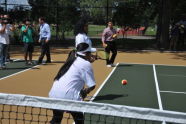 Astoria Park Tennis Courts Ribbon Cutting 