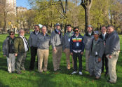 First Mow at Central Park's Sheep Meadow 