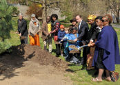 Wangari Maathai Memorial Tree Planting at Morningside Park 