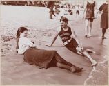 Swimming Instructor and Bather, Midland Beach, Staten Island, 1898, 