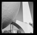Trylon and Perisphere at the New York World's Fair, Flushing Meadows, Queens, 1939, 