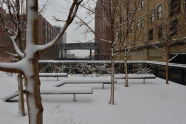 Winter Snow at The High Line 
