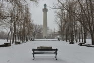 Winter Snow at Fort Greene Park 