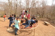 Blue Heron Tot Lot Ribbon Cutting 