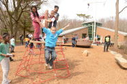 Blue Heron Tot Lot Ribbon Cutting 