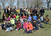 Sunset Park Field Ribbon Cutting 