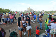 The Scene at O'Donohue Field During National Night Out 