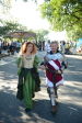 Participants at the Medieval Festival 